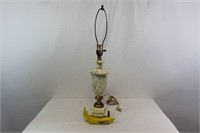 Vintage Leviton Marble Lamp