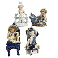 4 Porcelain Trinket/ Fairing Figures, Graefenthal
