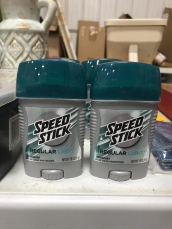 6 CANS SPEED STICK DEODORANT