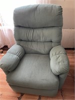 Green recliner chair