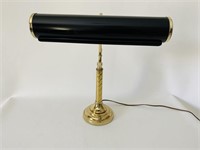 Vintage UL Portable Brass Bankers Desk Lamp 17"