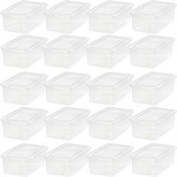 IRIS USA 6 L (6 US Qt) Clear Storage Box, BPA-Free