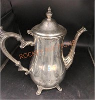 Vintage silver plate tea pot