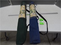 2 Umbrellas with adaptors in carrying cases