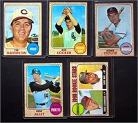 (9) 1961 Topps BB Cards w/ #55 Felipe Alou