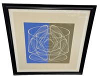 XL Geometric Art Signed by Artist