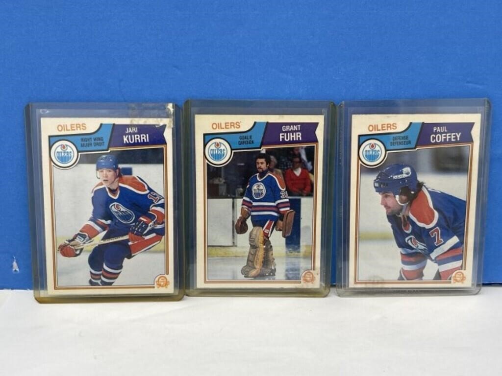 3x 1983/84 OPC #25 Paul Coffey (3rd Yr), #27