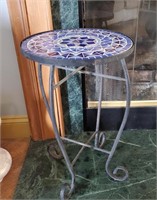 Blue Tile-top Table