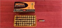 Imperial 22 LR ammunition,  Qty 50