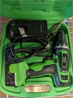 KAWASAKI 18V CORDLESS DRILL, CHARGER AND BATTERY