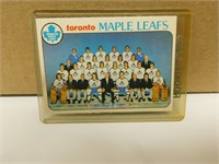 1978-79 Toronto Maple Leafs Team Checklist #206