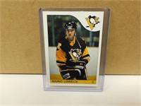 1985-86 Mario Lemieux #9 ROOKIE REPRINT