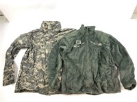 Military Fleece Jacket & Soft Shell Size Medium