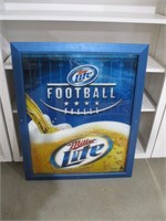 Miller Lite Football Picture  28" x 34"