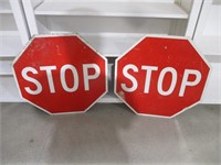 2 Stop Signs  24"