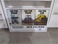 Wix Filters Metal Sign  35.25" x 23"