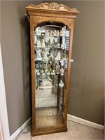 Howard Miller Glass Lighted Curio Cabinet