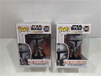 (2) Star Wars Funko Pop: The Mandalorian 326 & 345