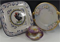 LIMOGES GREVE IN CHIANTI PLATE ROOSTER SOUP BAWL