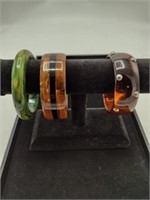 Vintage Mixed Bakelite Style Bracelets