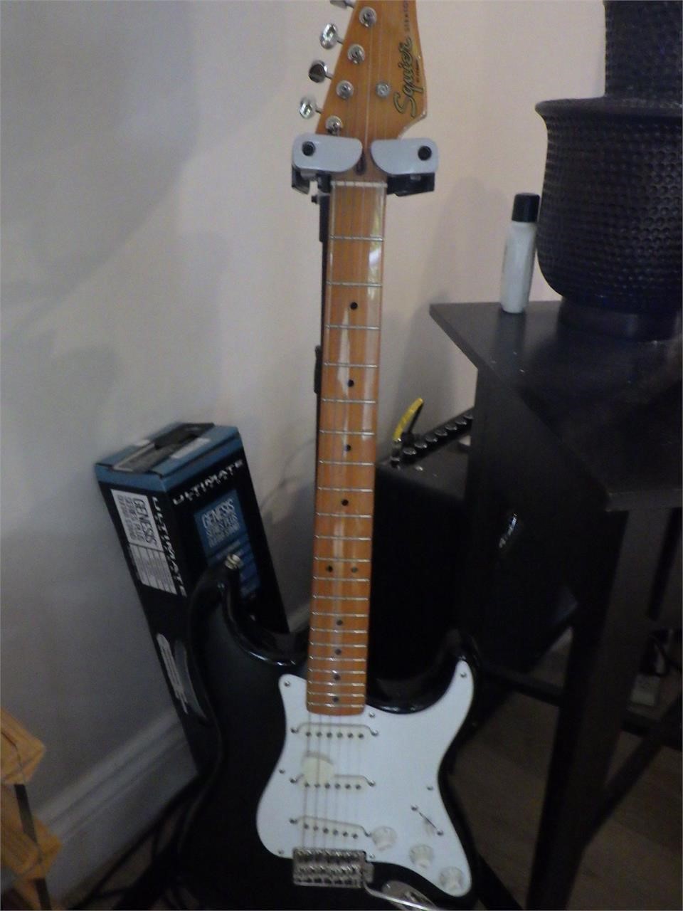 Squire Electric Guitar & Stand