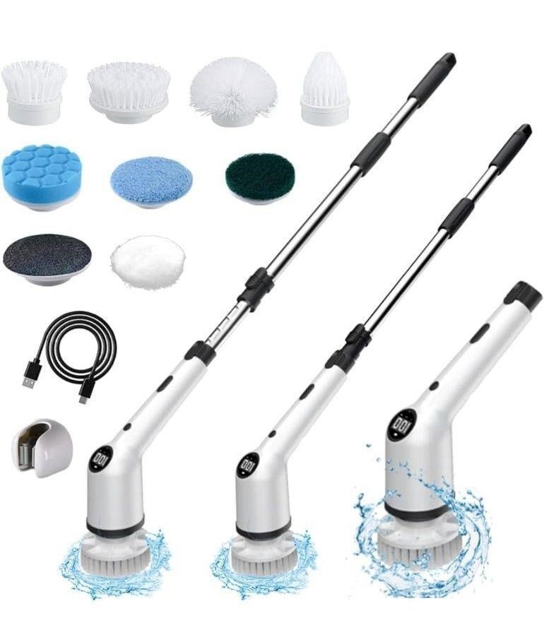 ($49) 9 in 1 Electric Spin Scrubber,Cordless