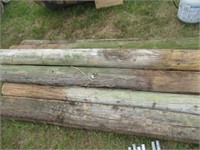 672) 3 crossties & 4 corner posts