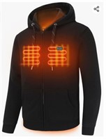 Size: largue us, HENNCHEE Heated Hoodies for Men