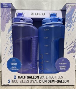 Zulu 2 Half Gallon Water Bottles (light Use)