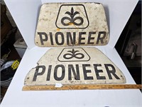 Pioneer brand seed signs
