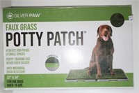 SILVER PAW FAUX GRASS POTTY PATCH 27X34" FOR DOGS