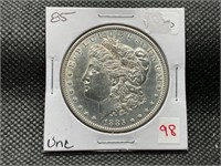 1885 MORGAN SILVER DOLLAR