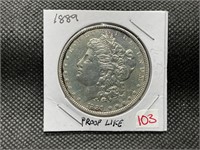 1889 MORGAN SILVER DOLLAR