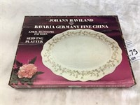 Johann Haviland Bavaria Apple Blossoms Platter NOS
