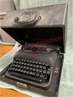 Antique Remington Rand portable typewriter