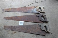 3 HAND SAWS