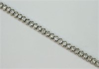 14K DIAMOND TENNIS BRACELET, 5.60CTW