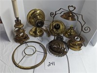 Brass Lamp Parts and Pieces