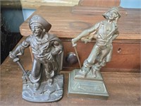 Pair of Metal Decorative Pirate Figurines