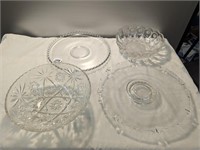 Clear Glass Lot-4 Pcs