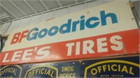 BFGoodrich Lee's Tires sign 84 inches by 30