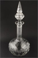 Crystal Decanter and Stopper,