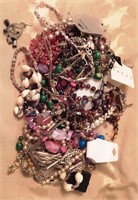 Assorted Cosmetic Jewelry in Ornate box
