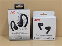 NEW - 2 PAIRS JVC EARBUDS