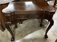 Vintage Very Handsome Triple Top Games Table ,