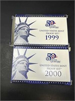 1999, 2000 US Mint Proof Set