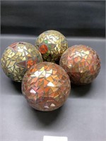 Mosaic round decorative balls 4' round