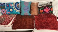 Craft & Barrel throw Blankets & Embroidered Toss