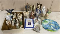 LARGE Collection of Angel Figurines & Themed Items