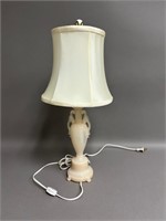 Glass Urn Table Lamp w/ Shade